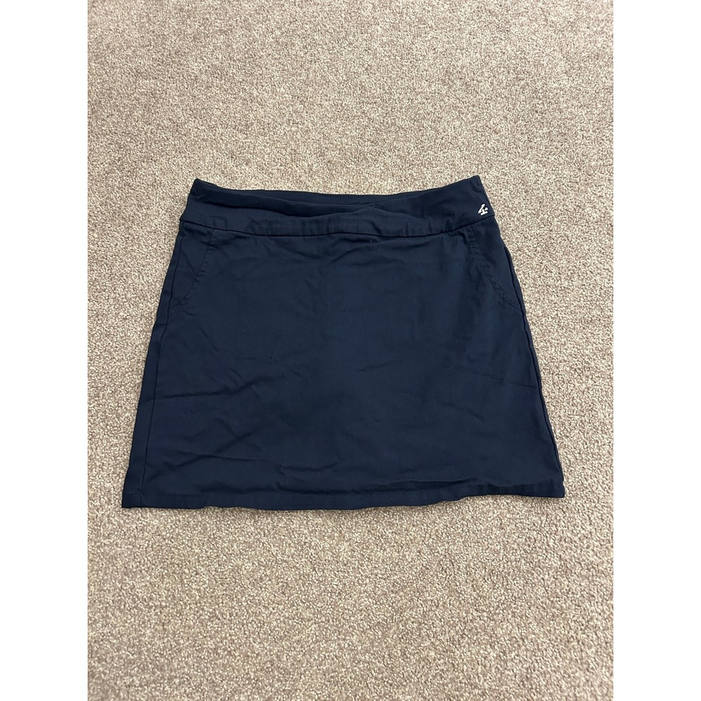 IZOD Golf Skort Womens 2 Navy Blue Excellent Stretch Active Pull On Skirt